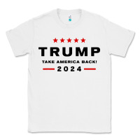 White donald trump 2024 take america back Classic Tee - baoMotion