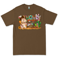 Cacao Easter Howdy Peeps Bunny Premium Tee - CowhideDigitalArt