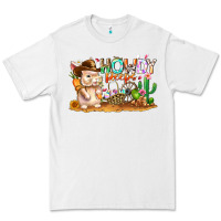White Easter Howdy Peeps Bunny Premium Tee - CowhideDigitalArt