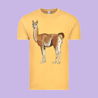 Guanaco Llama Vintage Tee Designed By Lillyallendesigns