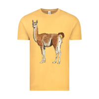 Vintage Mustard guanaco llama Vintage Tee - LillyAllenDesigns