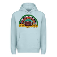 Blue Mist merry christmas sunflower rainbow Premium Hoodie - BarkalooDesign