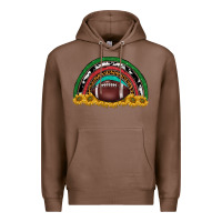 Chestnut merry christmas sunflower rainbow Premium Hoodie - BarkalooDesign
