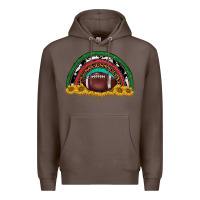 Coffee merry christmas sunflower rainbow Premium Hoodie - BarkalooDesign