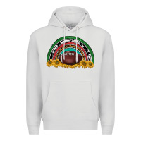 Dove Grey merry christmas sunflower rainbow Premium Hoodie - BarkalooDesign