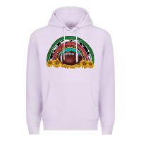 Lilac merry christmas sunflower rainbow Premium Hoodie - BarkalooDesign