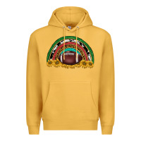 Mustard merry christmas sunflower rainbow Premium Hoodie - BarkalooDesign