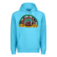 Ocean Blue merry christmas sunflower rainbow Premium Hoodie - BarkalooDesign