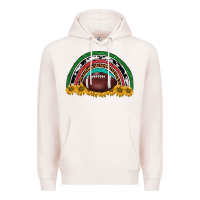 Pale Pink merry christmas sunflower rainbow Premium Hoodie - BarkalooDesign