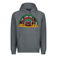 Rock merry christmas sunflower rainbow Premium Hoodie - BarkalooDesign