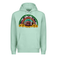 Seafoam merry christmas sunflower rainbow Premium Hoodie - BarkalooDesign