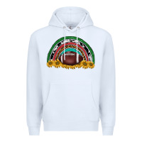 White merry christmas sunflower rainbow Premium Hoodie - BarkalooDesign