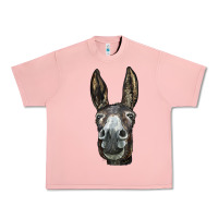 Salmon Donkey  Face Urban Heavy Tee - LillyAllenDesigns