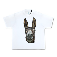 White Donkey  Face Urban Heavy Tee - LillyAllenDesigns