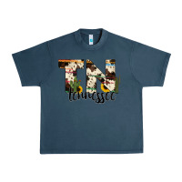 Midnight Navy tenesse state cowhide serape cactus Urban Heavy Tee - RanaPortraitStore