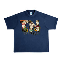 Navy tenesse state cowhide serape cactus Urban Heavy Tee - RanaPortraitStore
