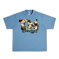 Pebble Blue tenesse state cowhide serape cactus Urban Heavy Tee - RanaPortraitStore