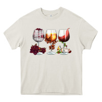 Cream hallothanksmas halloween thanksgiving  christmas wine Heavy Core Tee - FaDigitalArtStudio