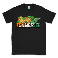 Black tennessee map st patrick's day Classic Tee - FaDigitalArtStudio