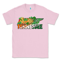 Bubblegum Pink tennessee map st patrick's day Classic Tee - FaDigitalArtStudio