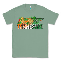 Sage tennessee map st patrick's day Classic Tee - FaDigitalArtStudio