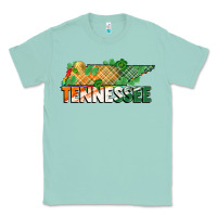Seafoam tennessee map st patrick's day Classic Tee - FaDigitalArtStudio
