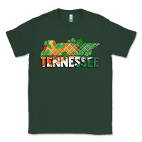 Sports Green tennessee map st patrick's day Classic Tee - FaDigitalArtStudio