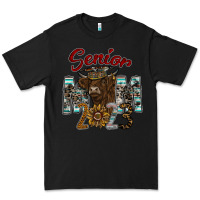 Black Senior Mom 2023 Premium Tee - CowhideDigitalArt