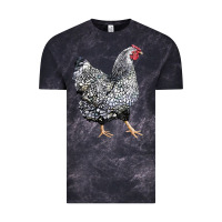 Cloud Black wyandotte chicken Vintage Tee - LillyAllenDesigns