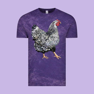 Wyandotte Chicken Vintage Tee Designed By Lillyallendesigns