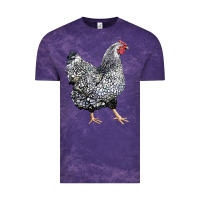 Cloud Purple wyandotte chicken Vintage Tee - LillyAllenDesigns