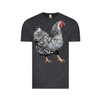 Vintage Black wyandotte chicken Vintage Tee - LillyAllenDesigns