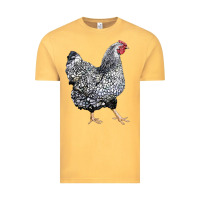 Vintage Mustard wyandotte chicken Vintage Tee - LillyAllenDesigns