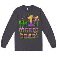 Smoke my first mardi gras glitter fleur de lis Long Sleeve Tee - Artiststas