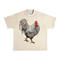 Sandshell dominique rooster Urban Heavy Tee - LillyAllenDesigns