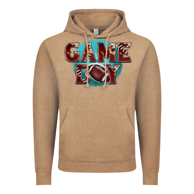 Game Day Football Vintage Hoodie by BarkalooDesign | Teevron