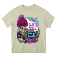 Mossy skeleton baby it's cold outside Heavy Core Tee - FaDigitalArtStudio