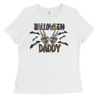 White halloween daddy Ladies Tee - CowhideDigitalArt