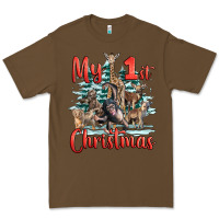 Cacao my first christmas baby safari animals Premium Tee - LillyAllenDesigns