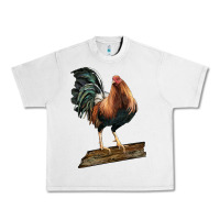 Lunar Rock american game rooster standing Urban Heavy Tee - LillyAllenDesigns