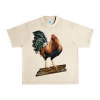Sandshell american game rooster standing Urban Heavy Tee - LillyAllenDesigns