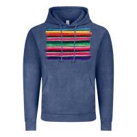 Vintage Denim serape Vintage Hoodie - BarkalooDesign
