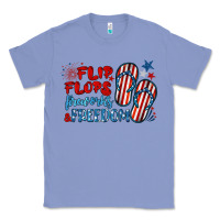Colony Blue flip flops fireworks & freedom Classic Tee - BarkalooDesign