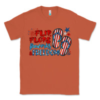 Copper flip flops fireworks & freedom Classic Tee - BarkalooDesign