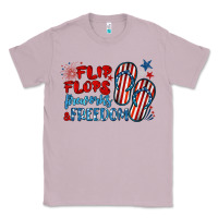 Lilac flip flops fireworks & freedom Classic Tee - BarkalooDesign