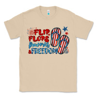 Mushroom flip flops fireworks & freedom Classic Tee - BarkalooDesign