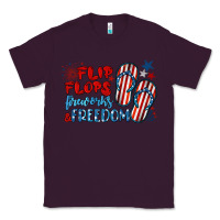 Plum flip flops fireworks & freedom Classic Tee - BarkalooDesign