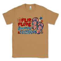 Toasted Coconut flip flops fireworks & freedom Classic Tee - BarkalooDesign