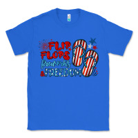True Royal flip flops fireworks & freedom Classic Tee - BarkalooDesign