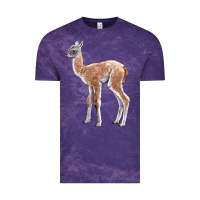 Cloud Purple Guanaco Llama Baby Vintage Tee - LillyAllenDesigns